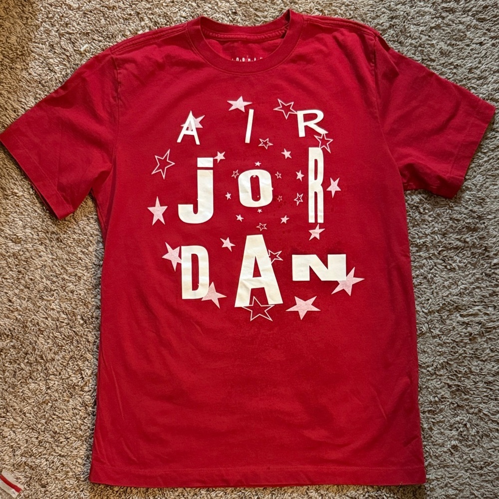 Jordan Red Standard Fit Tee